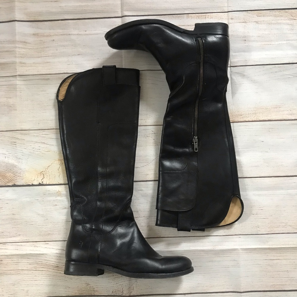Frye Paige Boots - Black 6 - Knee Riding Equstrian